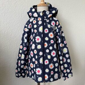 The North Face Navy Daisy Print Rain Jacket